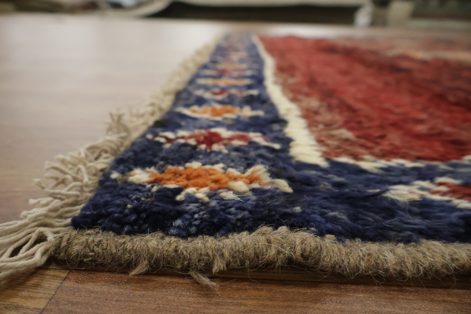 Geometric Moroccan Wool Area Rug 6x8