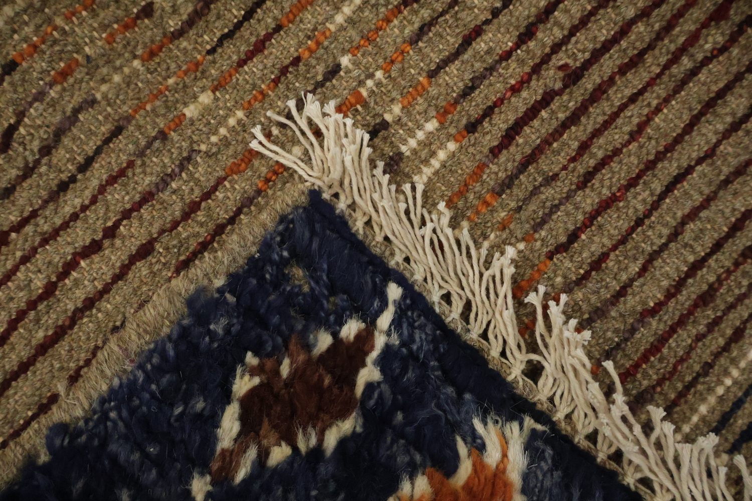 Geometric Moroccan Wool Area Rug 6x8