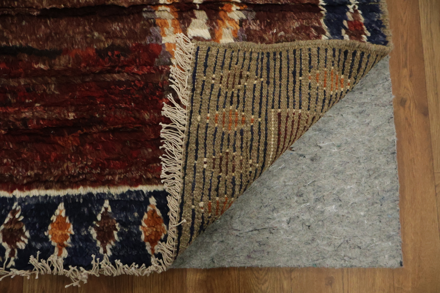 Geometric Moroccan Wool Area Rug 6x8