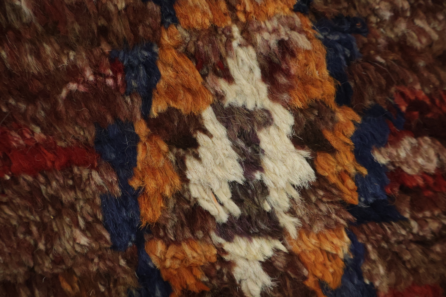 Geometric Moroccan Wool Area Rug 6x8