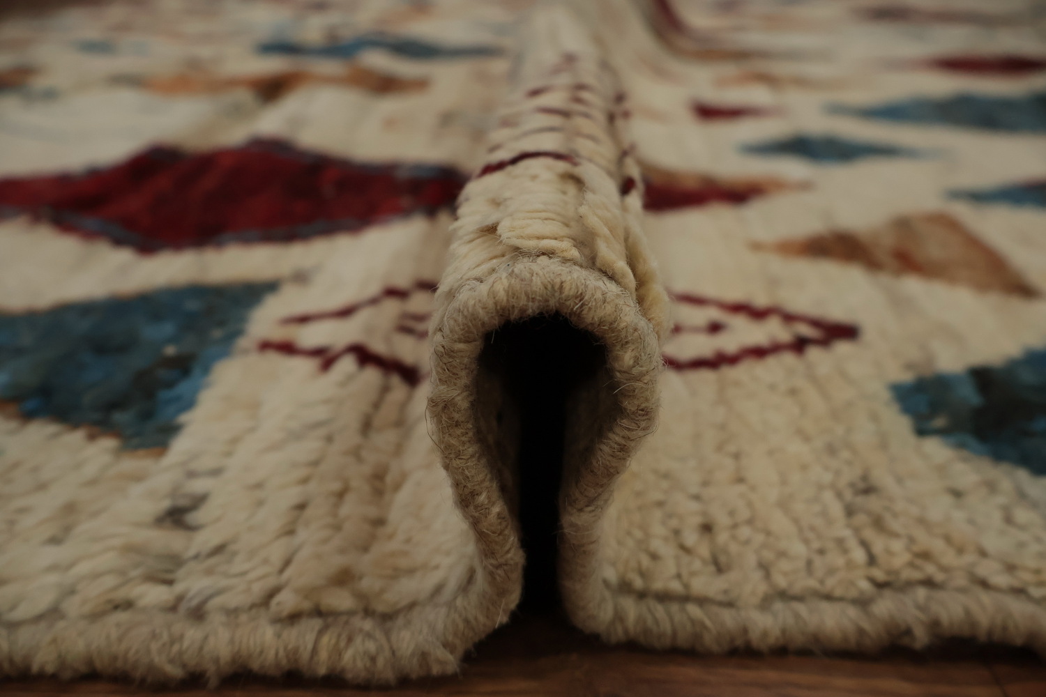Geometric Moroccan Square Area Rug 9x9
