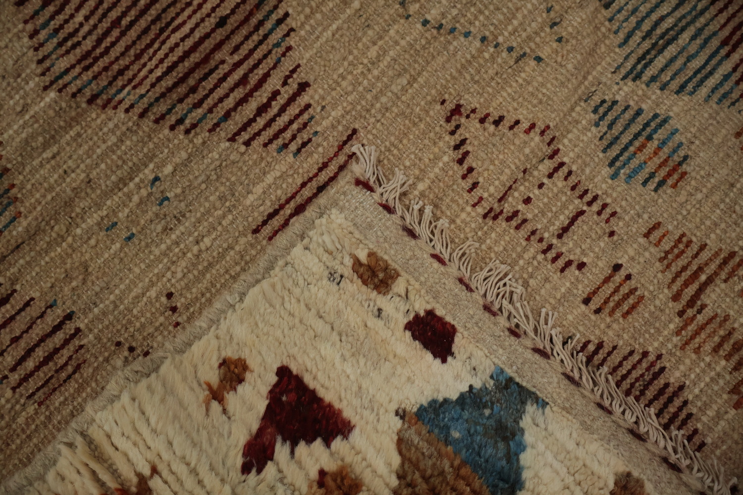 Geometric Moroccan Square Area Rug 9x9