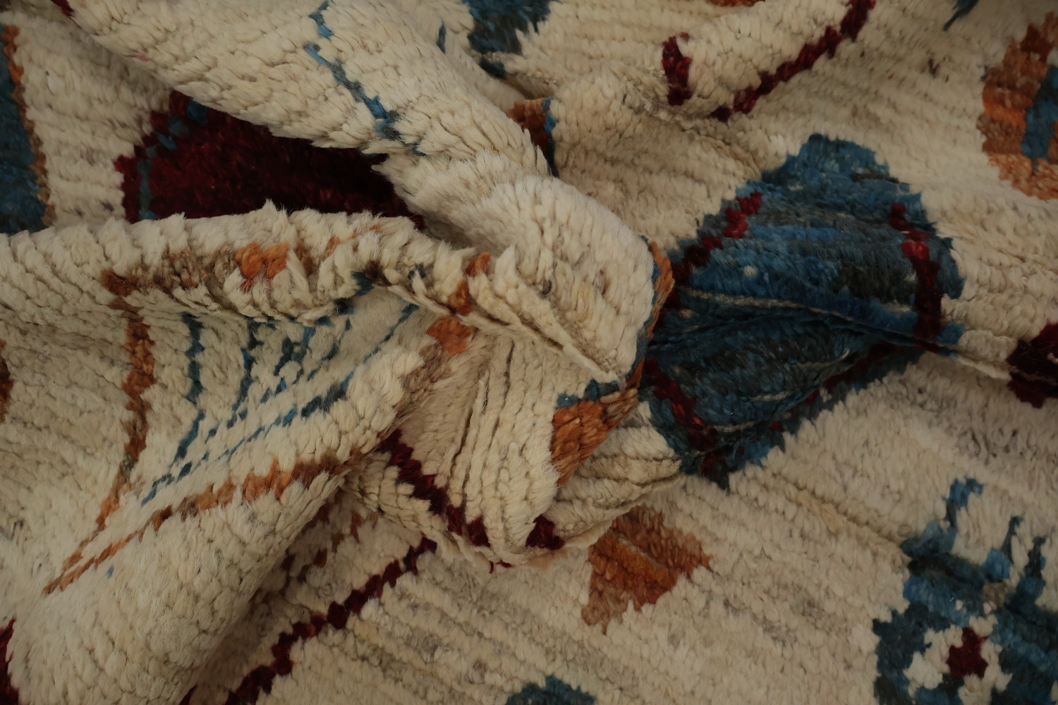 Geometric Moroccan Square Area Rug 9x9