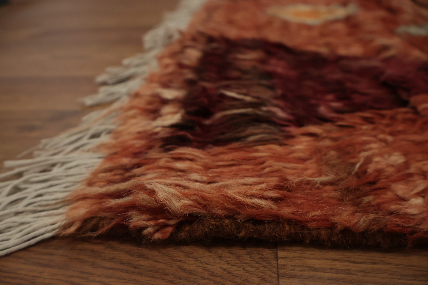 Bold Geometric Complements Earthy Tones Moroccan Berber Area Rug 7x10