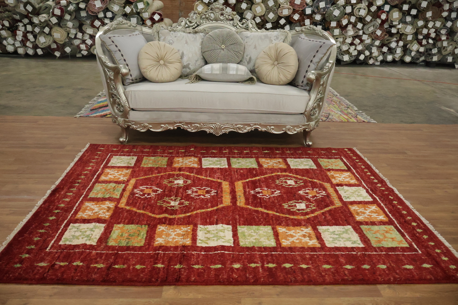 Geometric Moroccan Oriental Area Rug 6x8