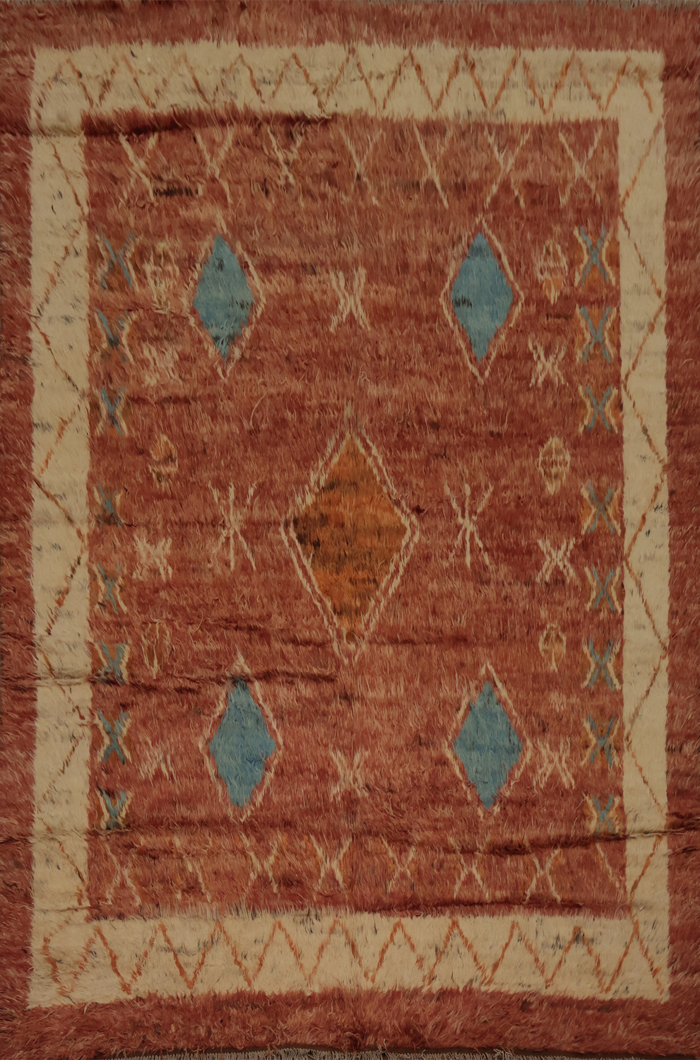 Exquisite Moroccan Berber Area Rug 7x10 With Timeless Ethnic Design