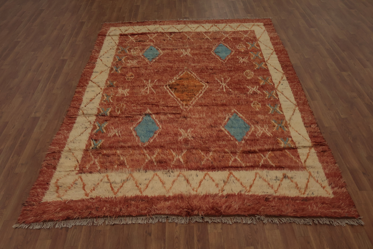 Exquisite Moroccan Berber Area Rug 7x10 With Timeless Ethnic Design