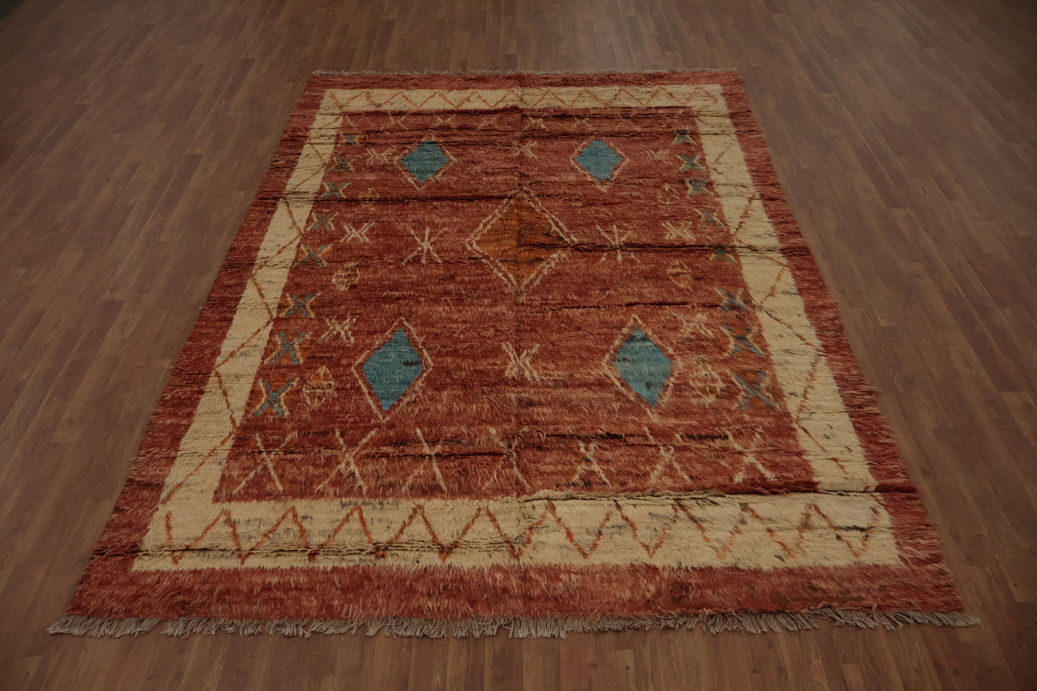 Exquisite Moroccan Berber Area Rug 7x10 With Timeless Ethnic Design