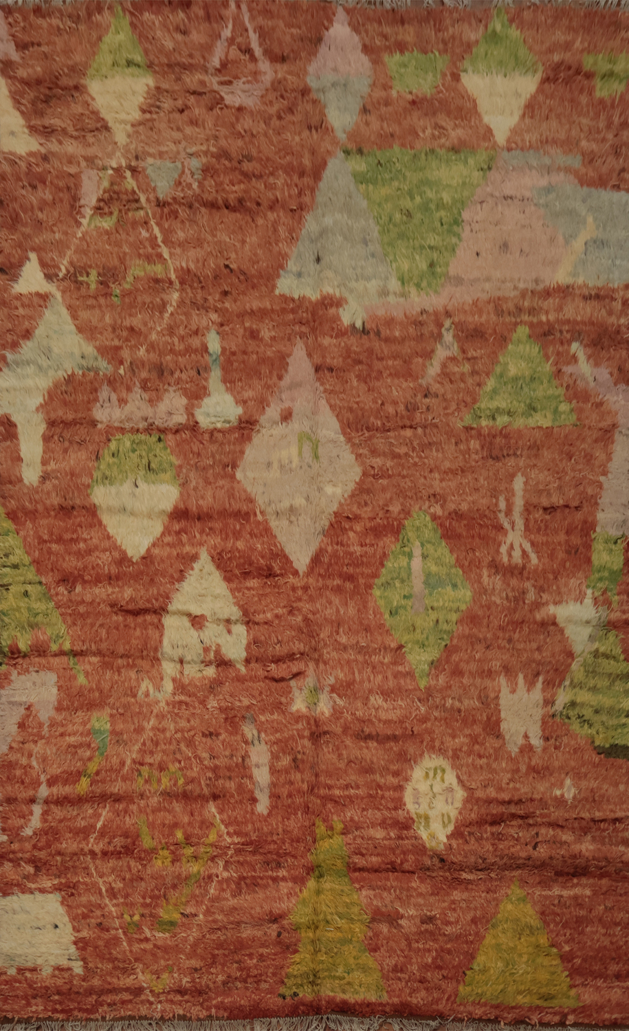 Tribal Moroccan Berber Wool Area Rug 6x10