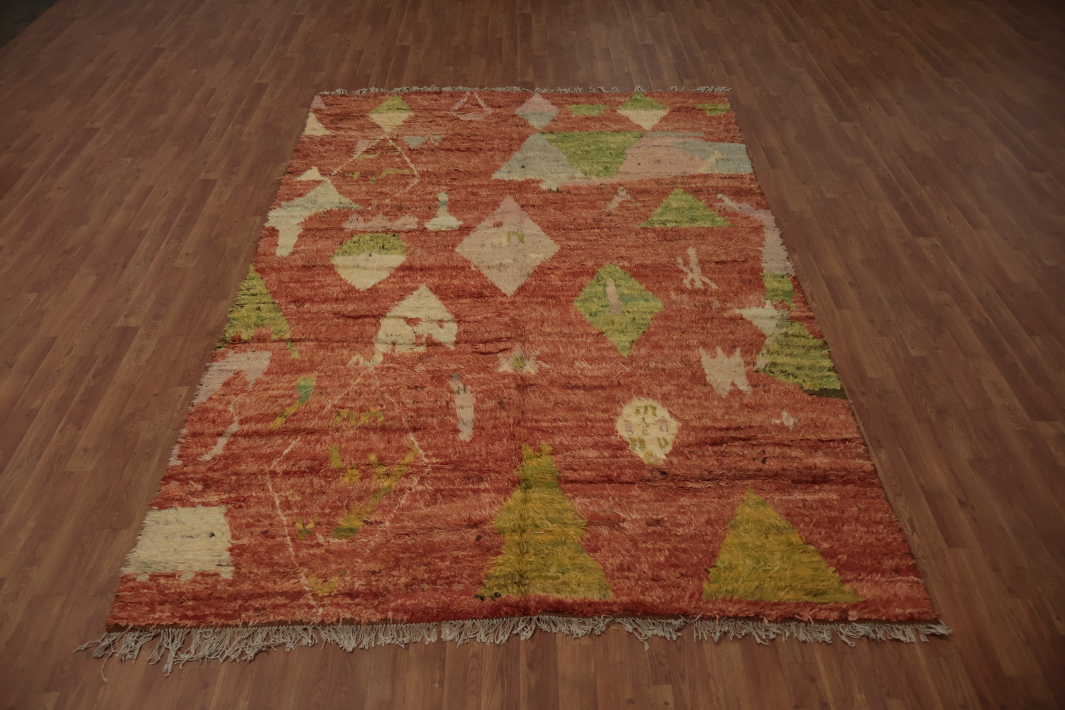 Tribal Moroccan Berber Wool Area Rug 6x10