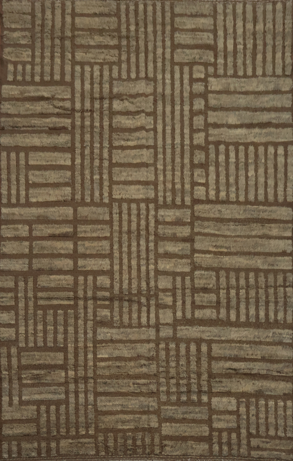 Stylish Geometric Grid Moroccan Large Area Rug 10x14