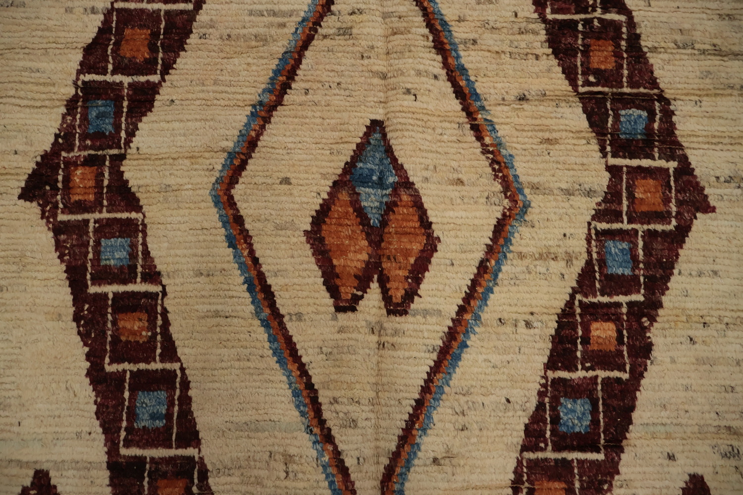 Handcrafted Beauty Traditional Geometric Moroccan Area Rug 9x13