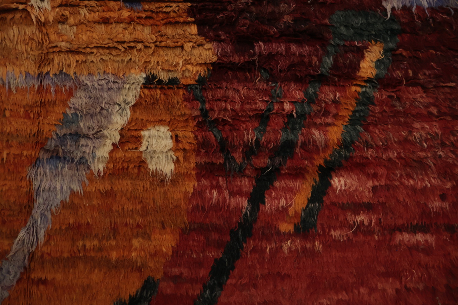 Moroccan Berber Area Rug 7x10 with Bold Color Combinations and Style