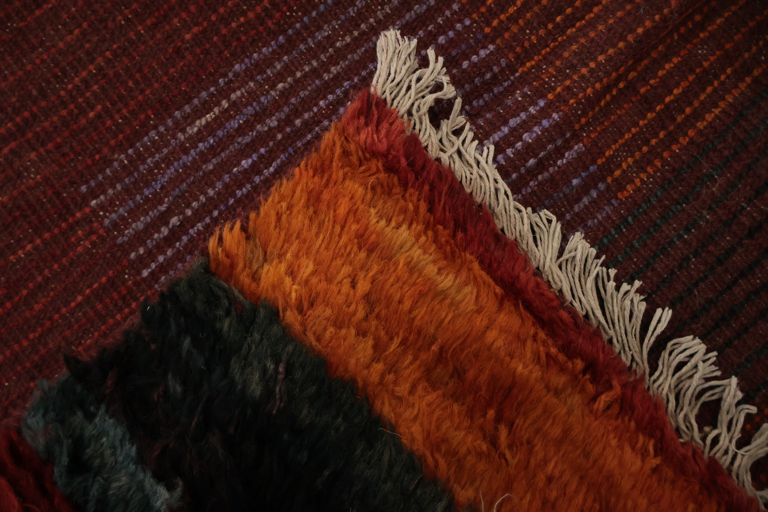 Moroccan Berber Area Rug 7x10 with Bold Color Combinations and Style