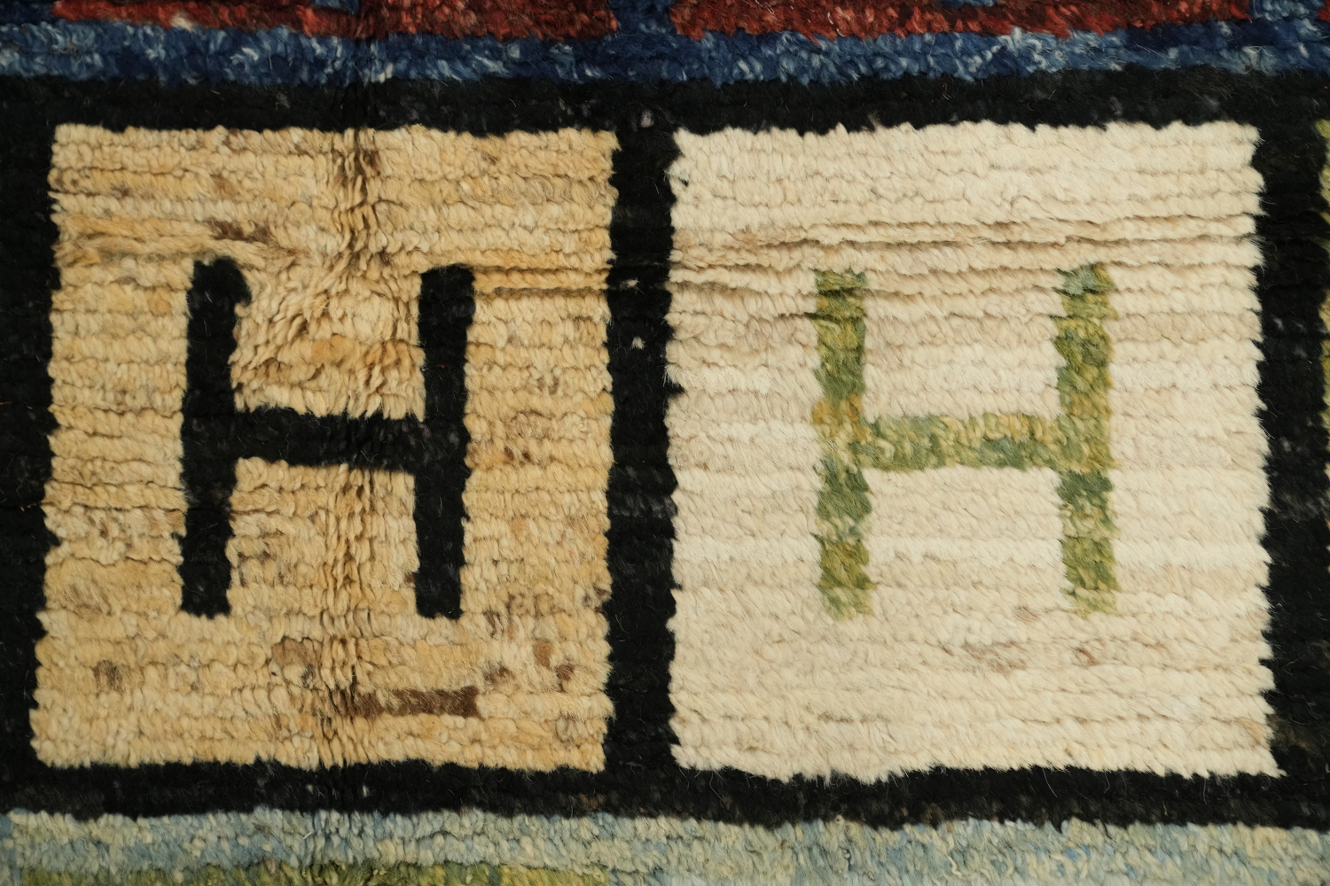 Hand-Knotted Wool Moroccan Area Rug 5x7