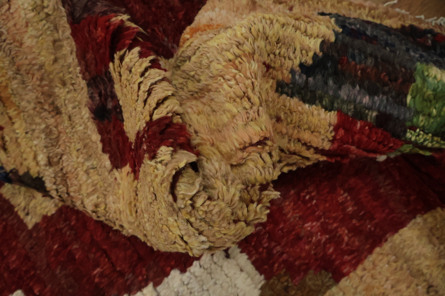 Handmade Moroccan Oriental Area Rug 5x7