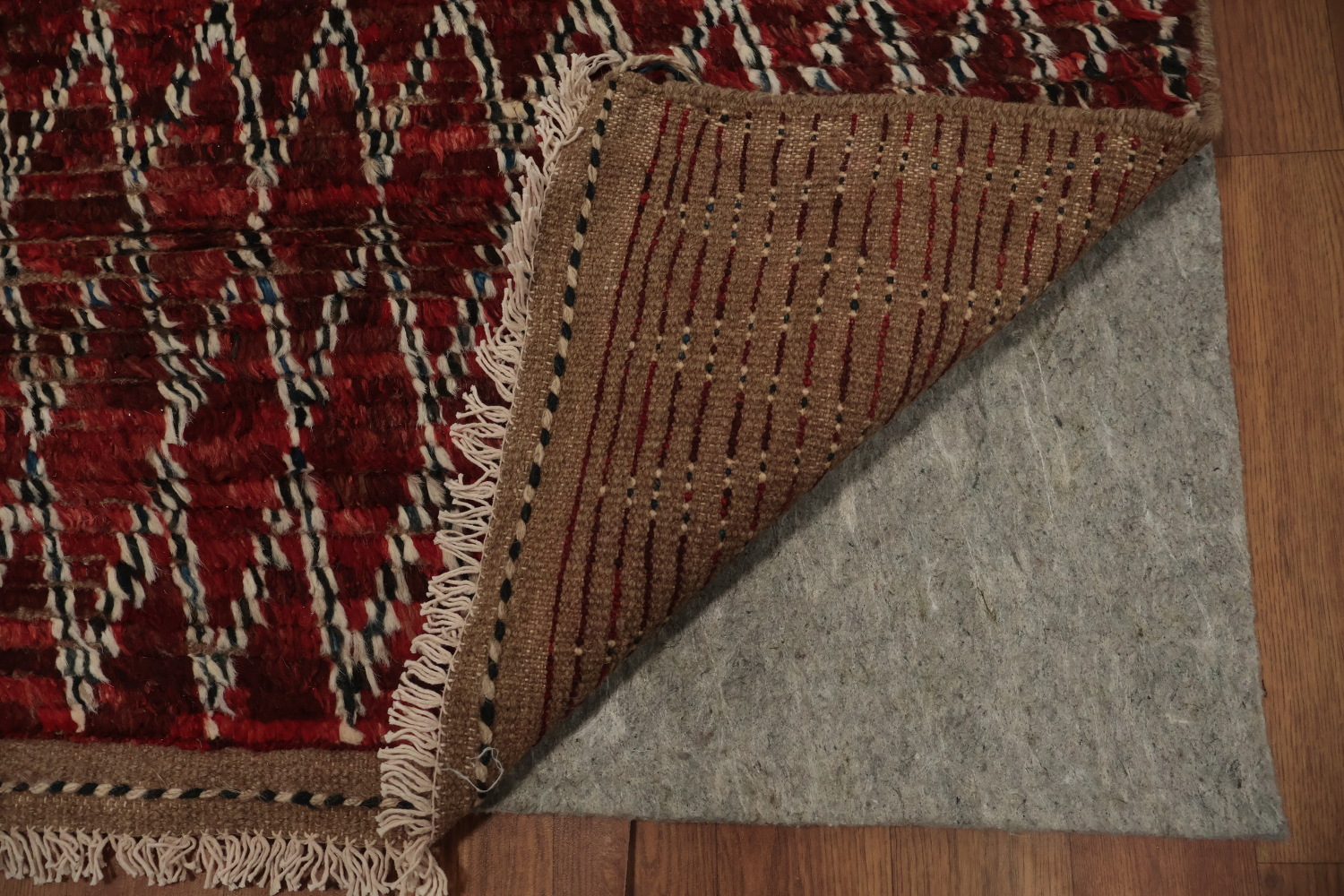 All-Over Trellis Moroccan Wool Area Rug 7x10