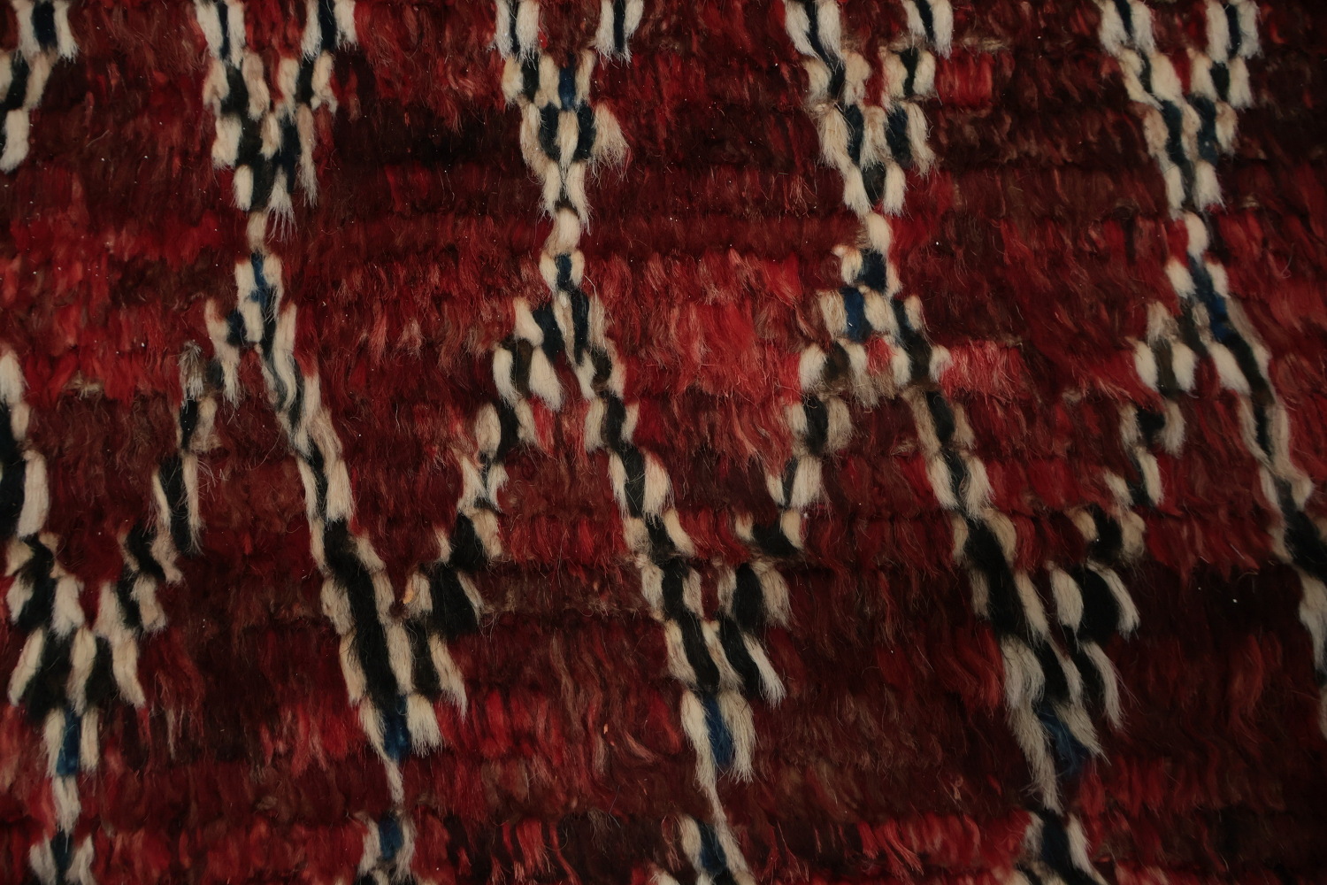 All-Over Trellis Moroccan Wool Area Rug 7x10