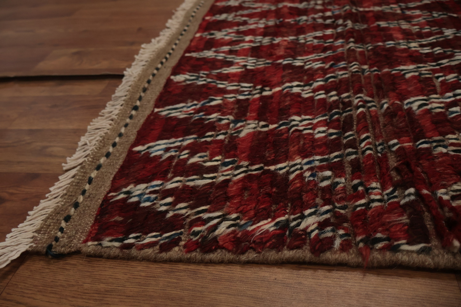 All-Over Trellis Moroccan Wool Area Rug 7x10