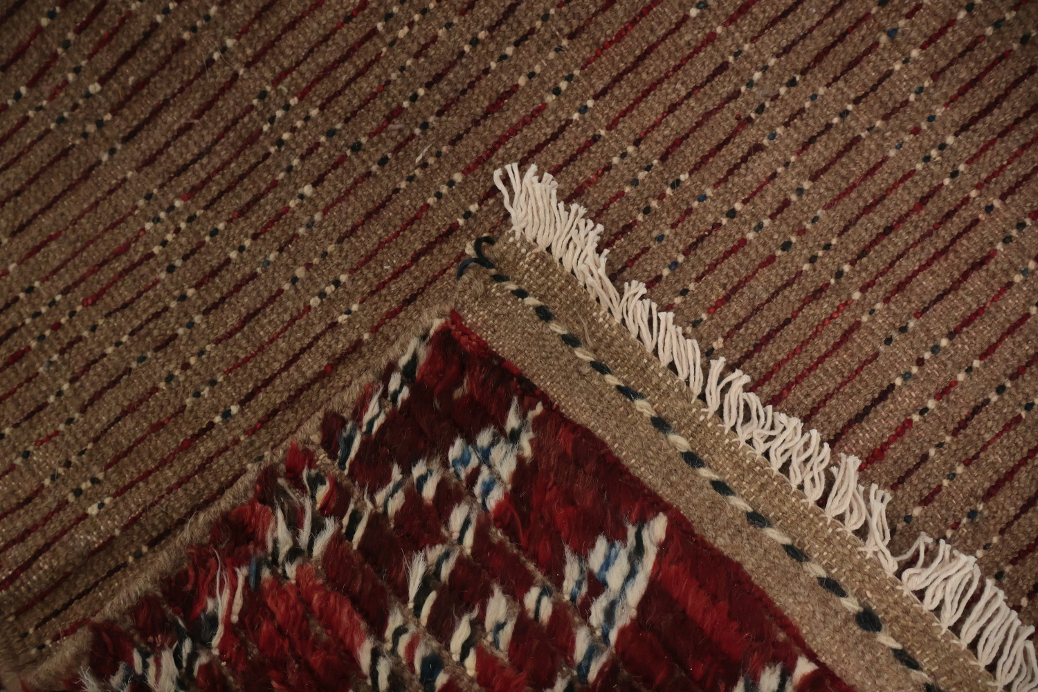 All-Over Trellis Moroccan Wool Area Rug 7x10