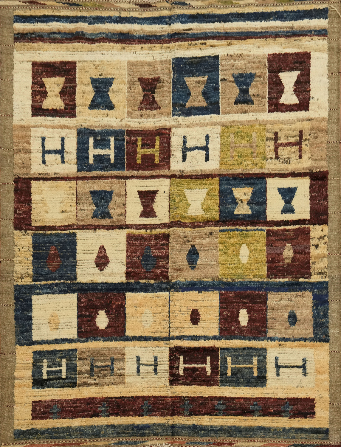 Handmade Moroccan Oriental Area Rug 6x8