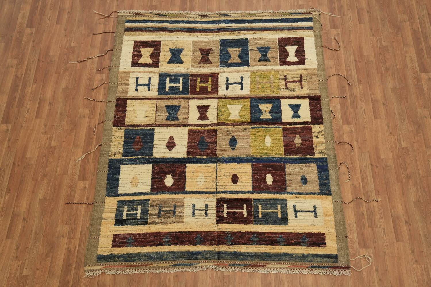 Handmade Moroccan Oriental Area Rug 6x8