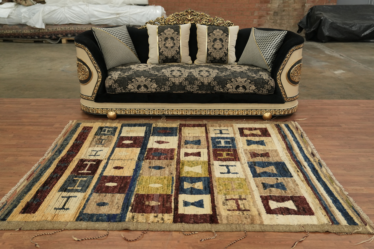 Handmade Moroccan Oriental Area Rug 6x8
