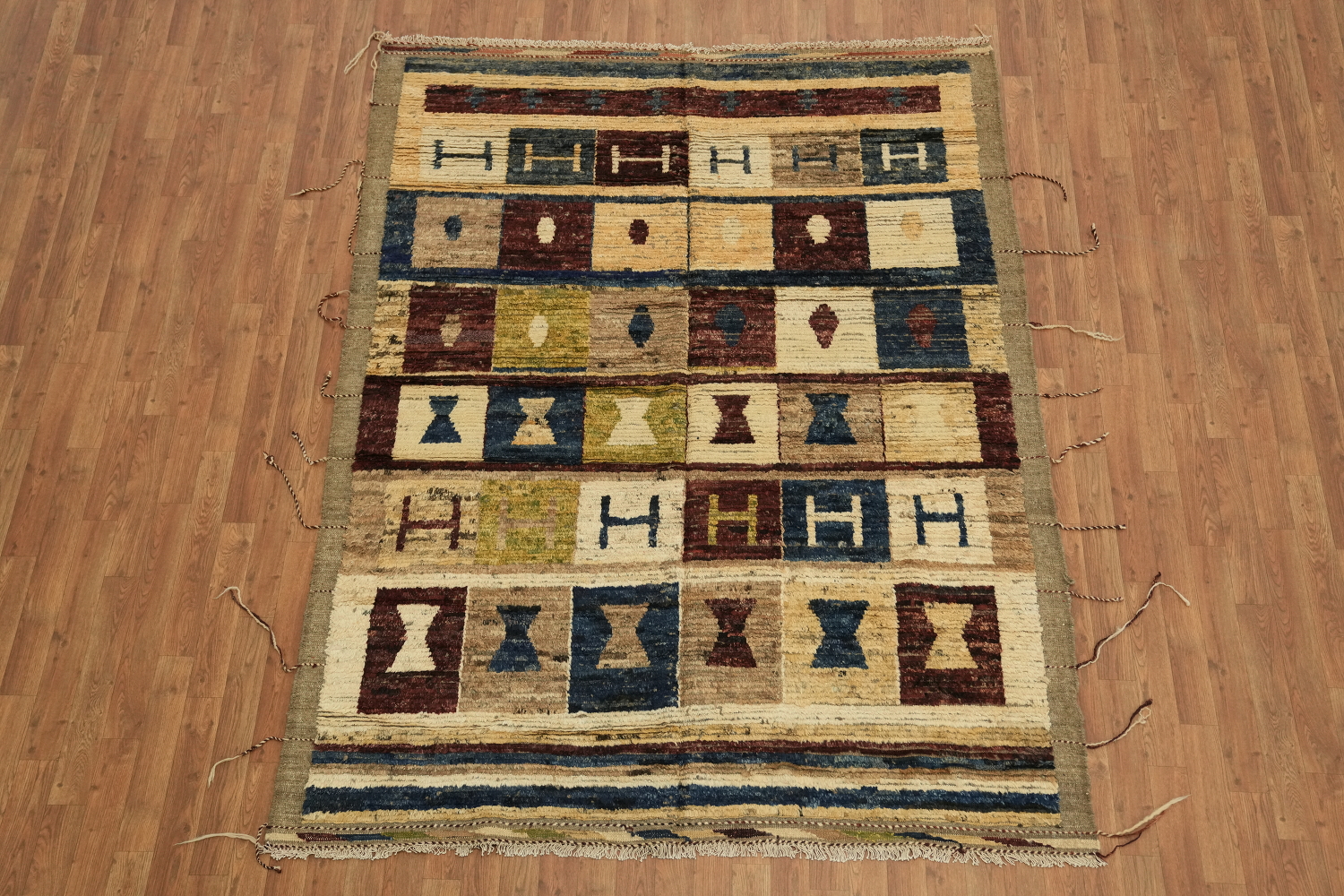 Handmade Moroccan Oriental Area Rug 6x8