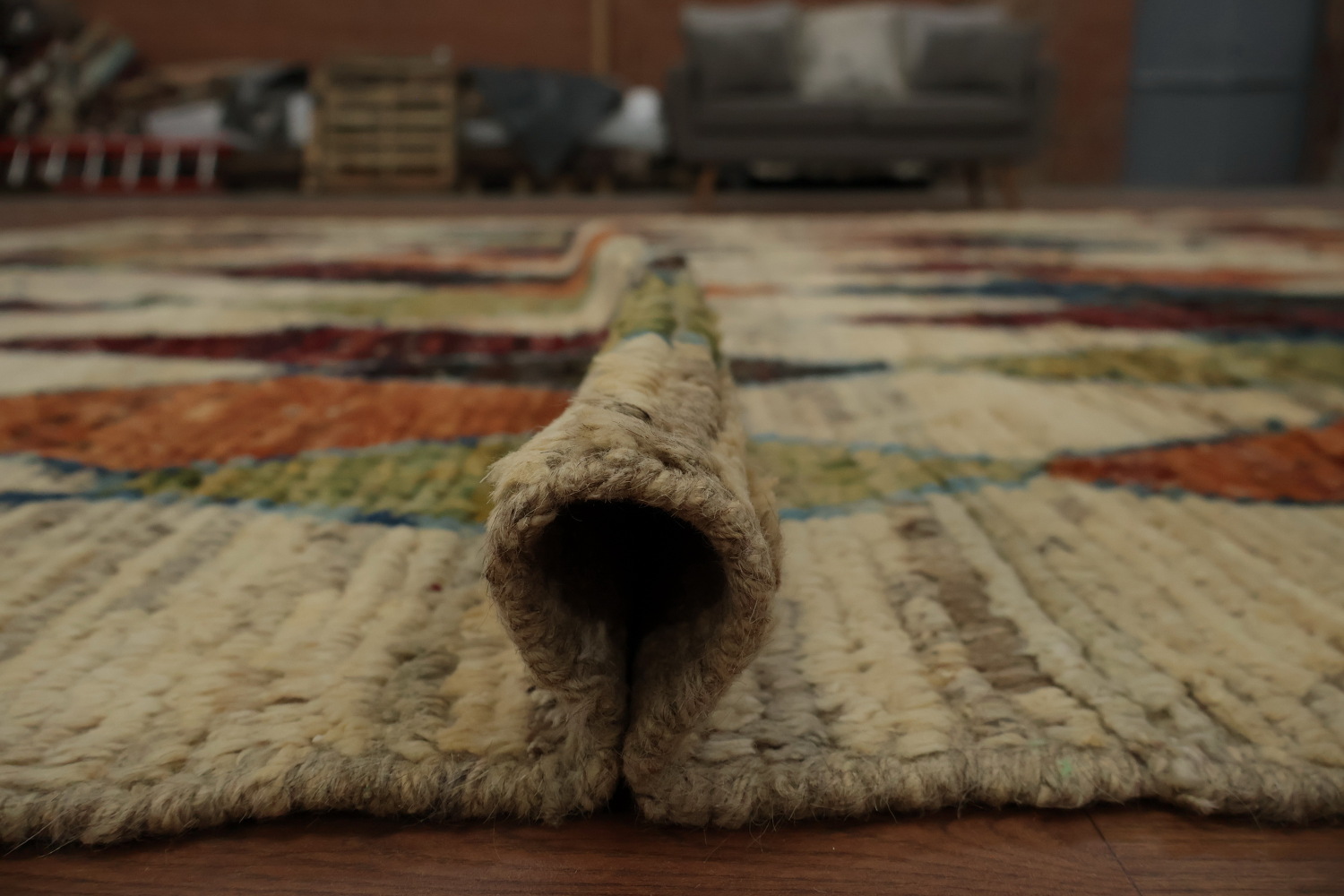 Multicolor Diamond Design Moroccan Large Rug 10x14 for Stylish Interiors