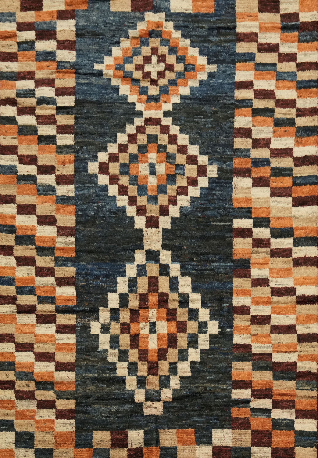 Checkered Moroccan Oriental Area Rug 7x10