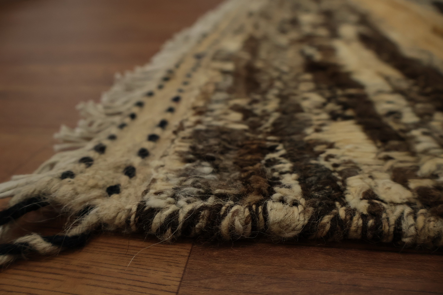 Neutral Tones and Bold Patterns Moroccan Large Area Rug 10x14