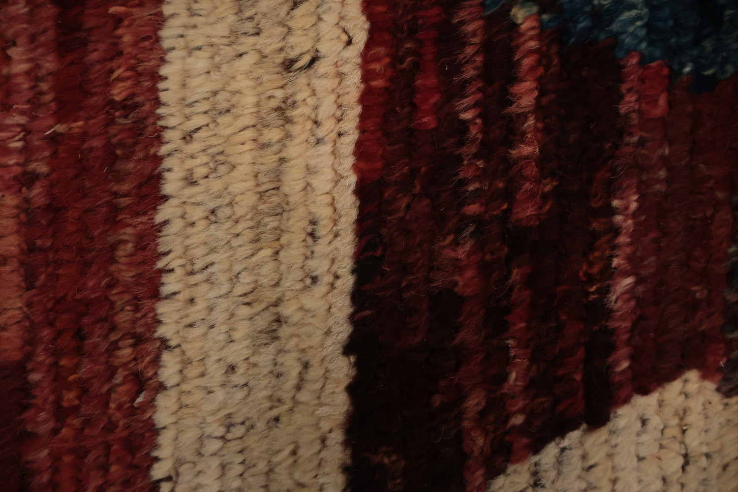Geometric Moroccan Wool Area Rug 9x12