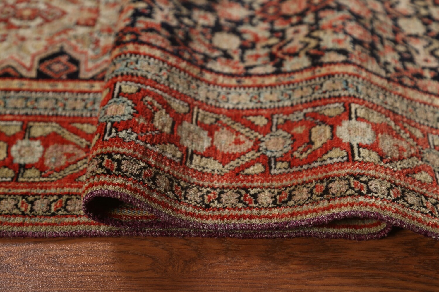 Pre-1900 Antique Vegetable Dye Senneh Persian Area Rug 5x6