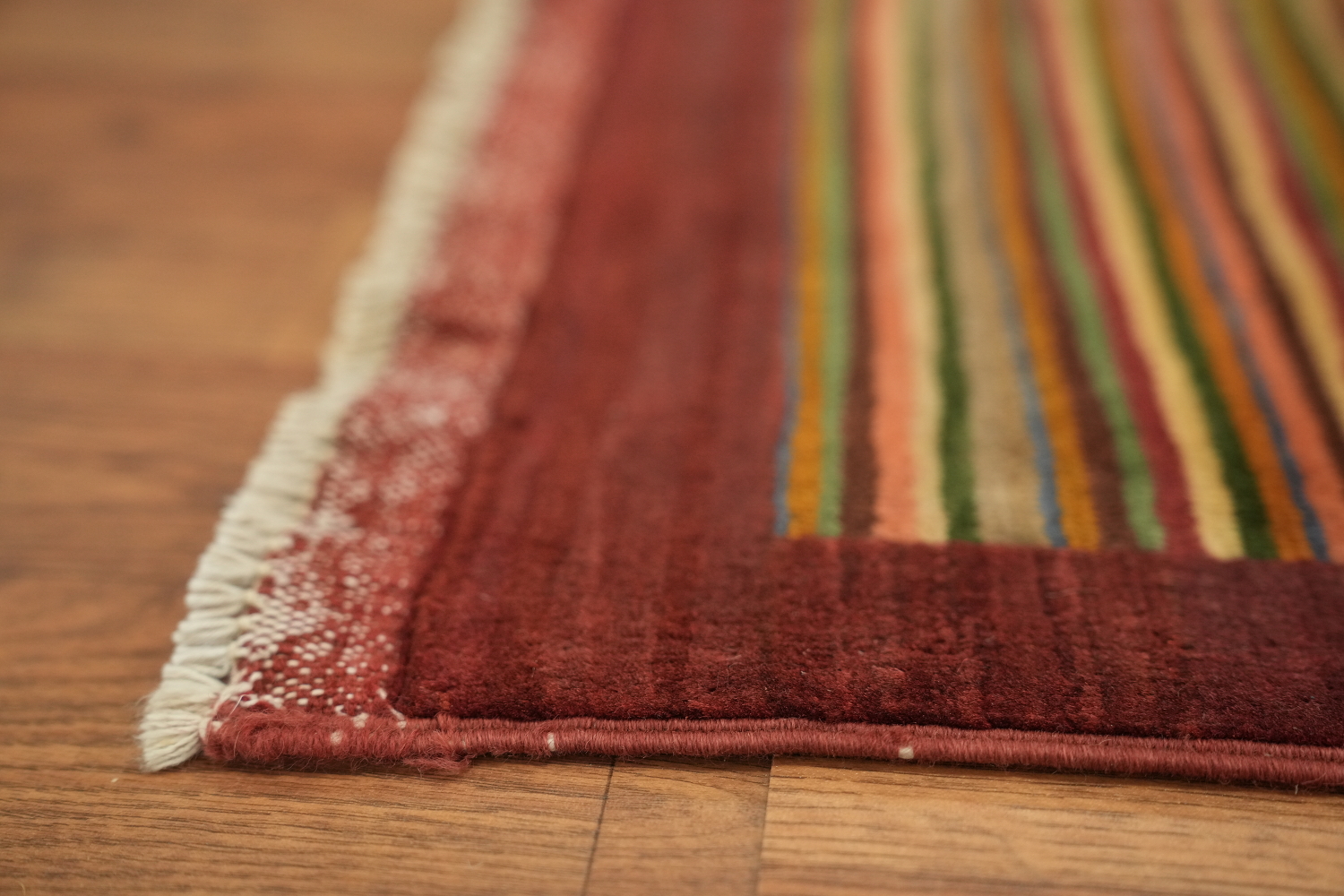 Modern Gabbeh Kashkoli Oriental Area Rug 6x8