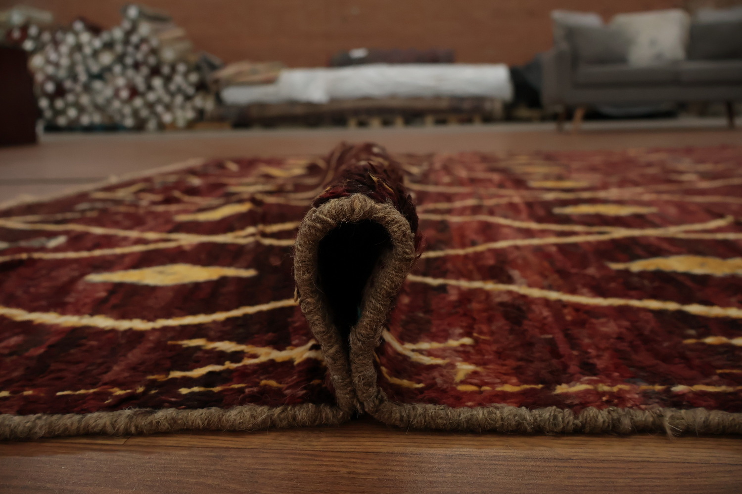 Intricate Diamond Moroccan Area Rug 7x10 Transform Your Living Space
