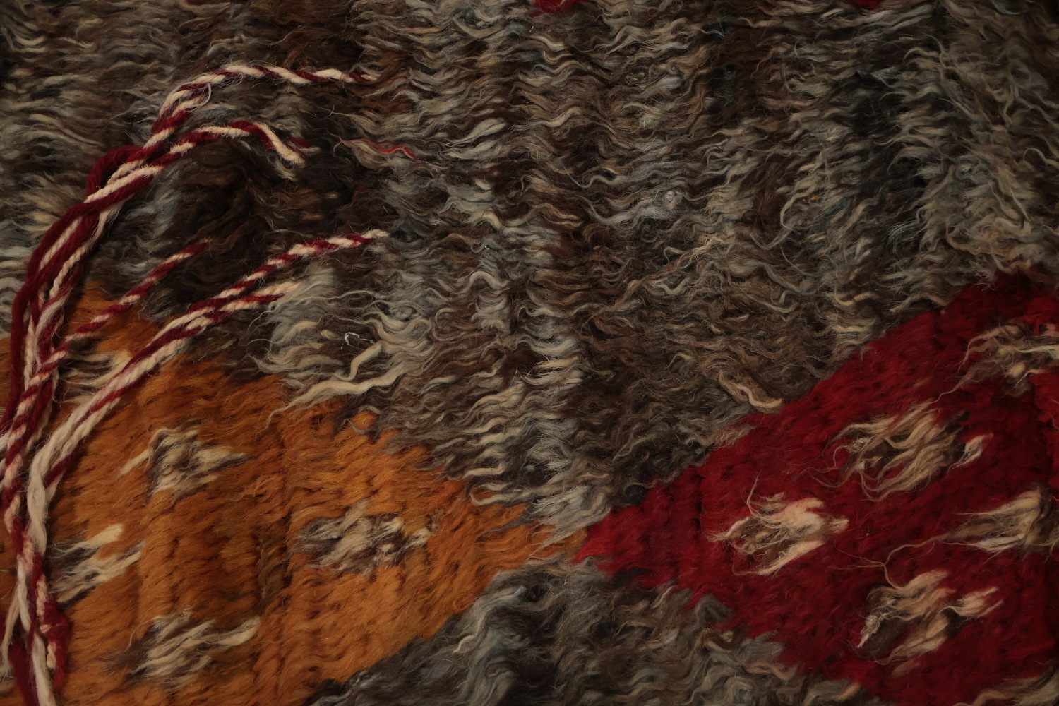 Classic Moroccan Berber Wool Area Rug 8x10 with Rich Earthy Tones