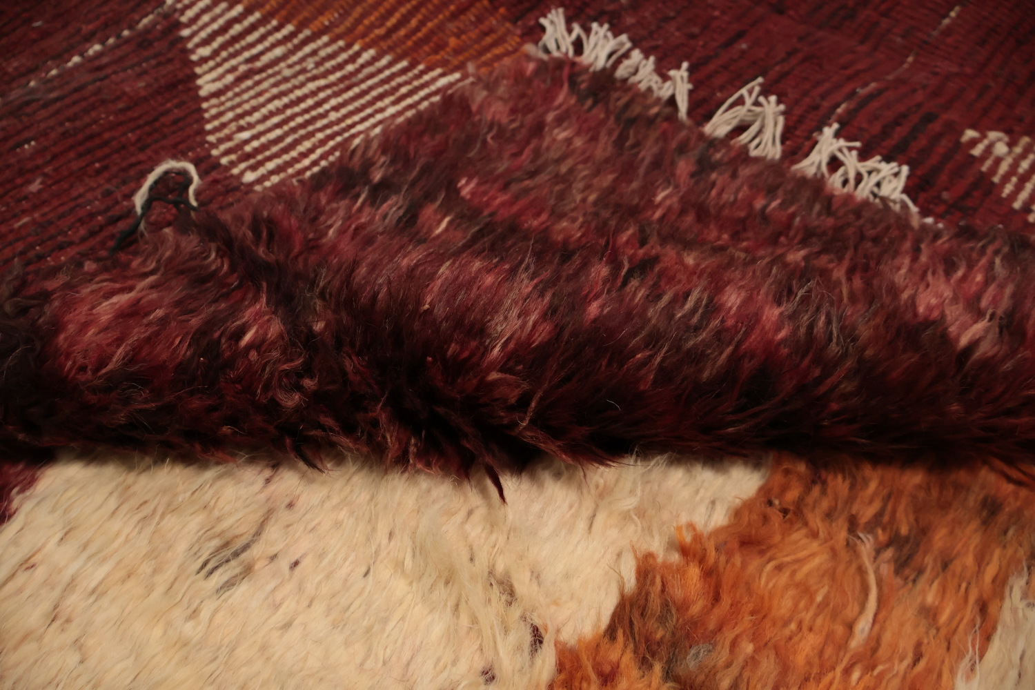 Geometric Elegance Bold Rustic Moroccan Berber Area Rug 7x10