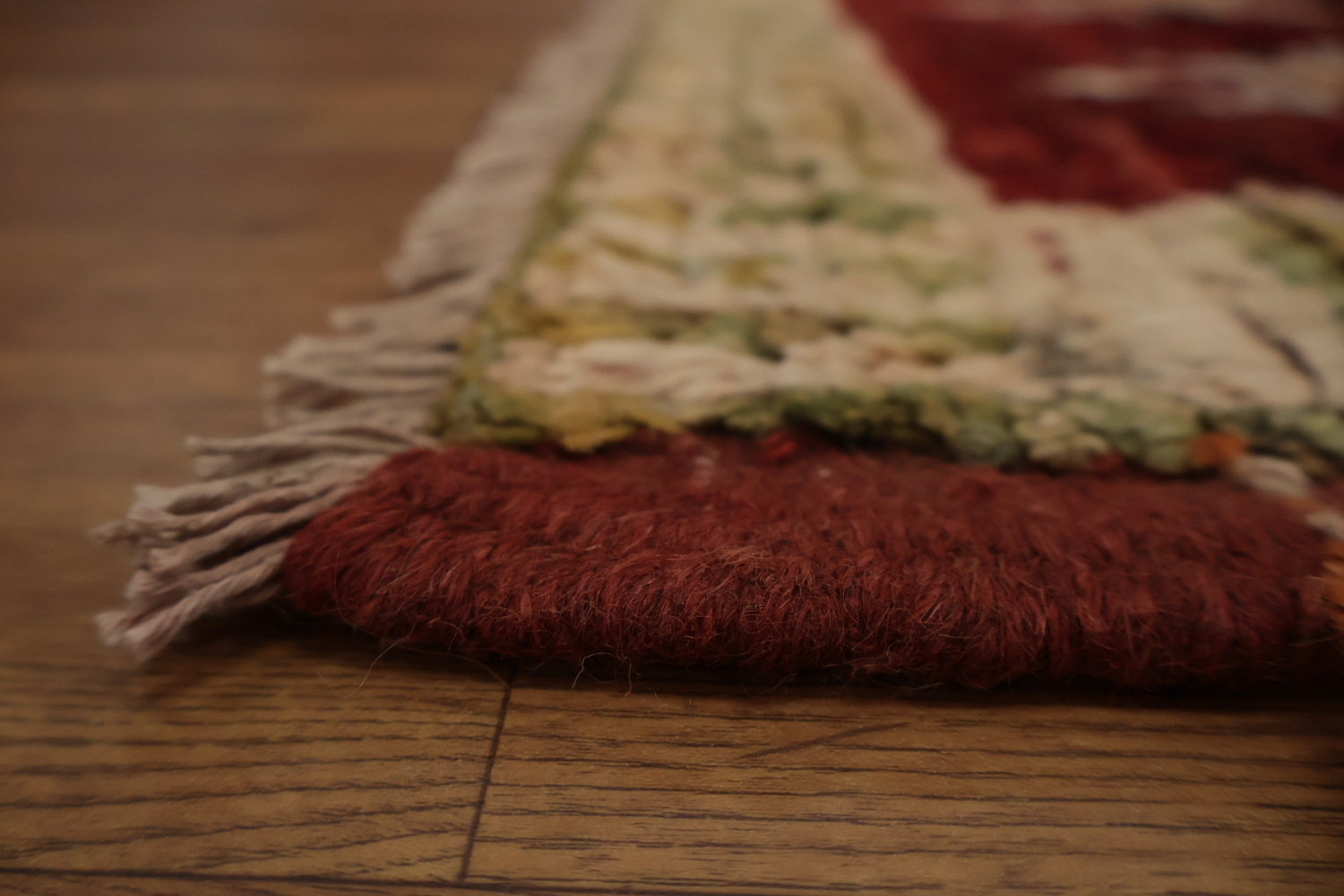 Classic Red Geometric Diamond Moroccan Area Rug 6x8