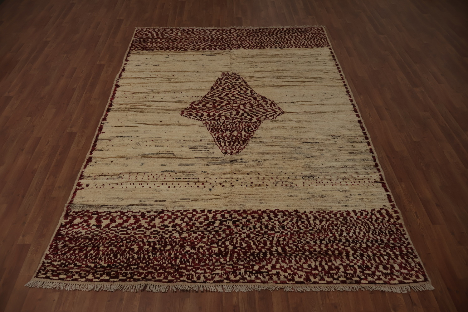 Handmade Moroccan Oriental Area Rug 7x10