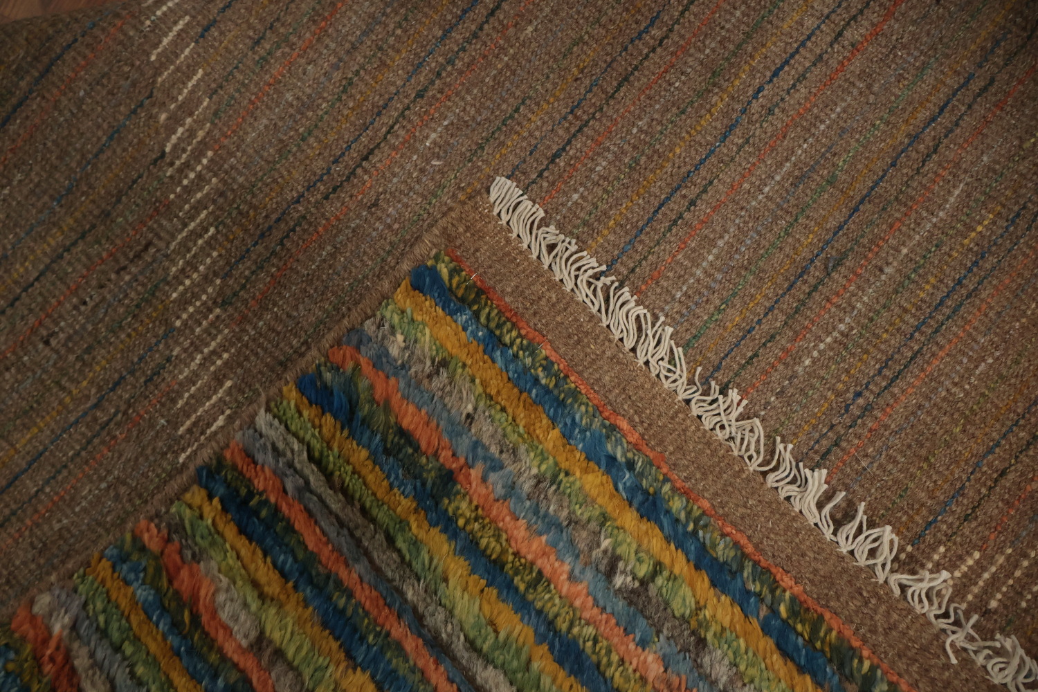 Geometric Elegance Striped Moroccan Large Area Rug 10x13
