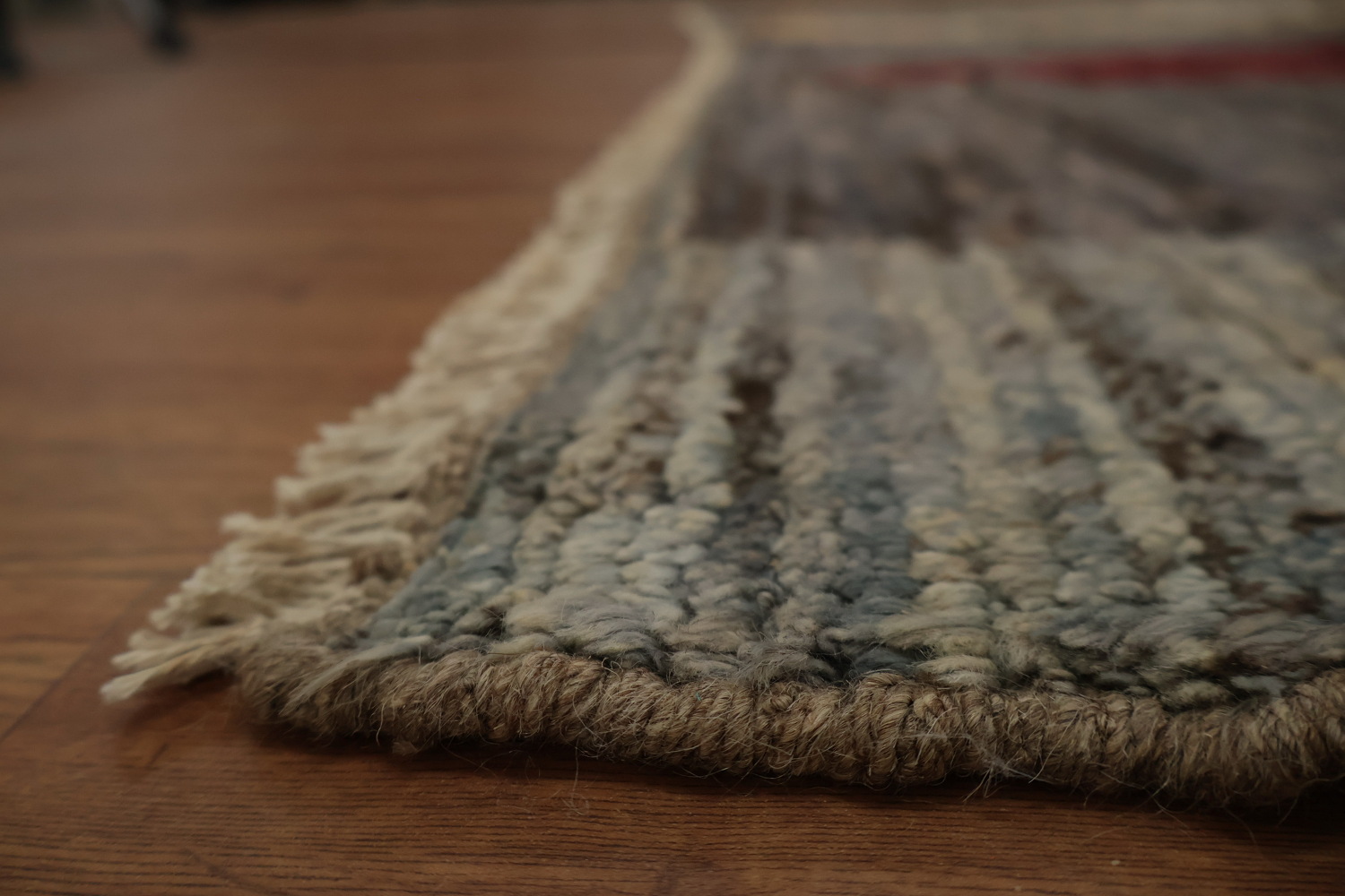 Earth-Toned Moroccan Large Area Rug 10x14 with Geometric Charm