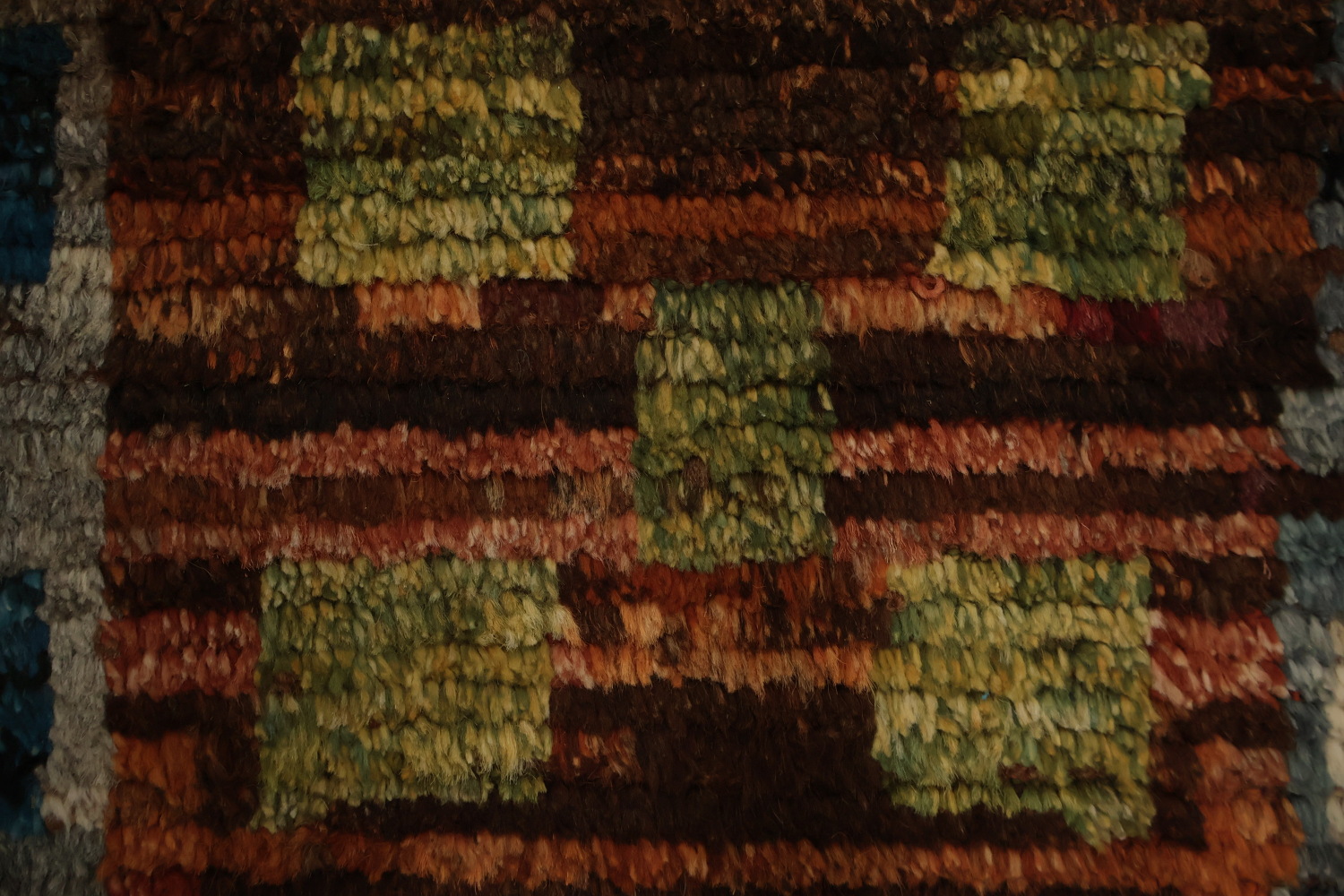 Intricate Moroccan Area Rug 7x10 with Rich Earthy Tones