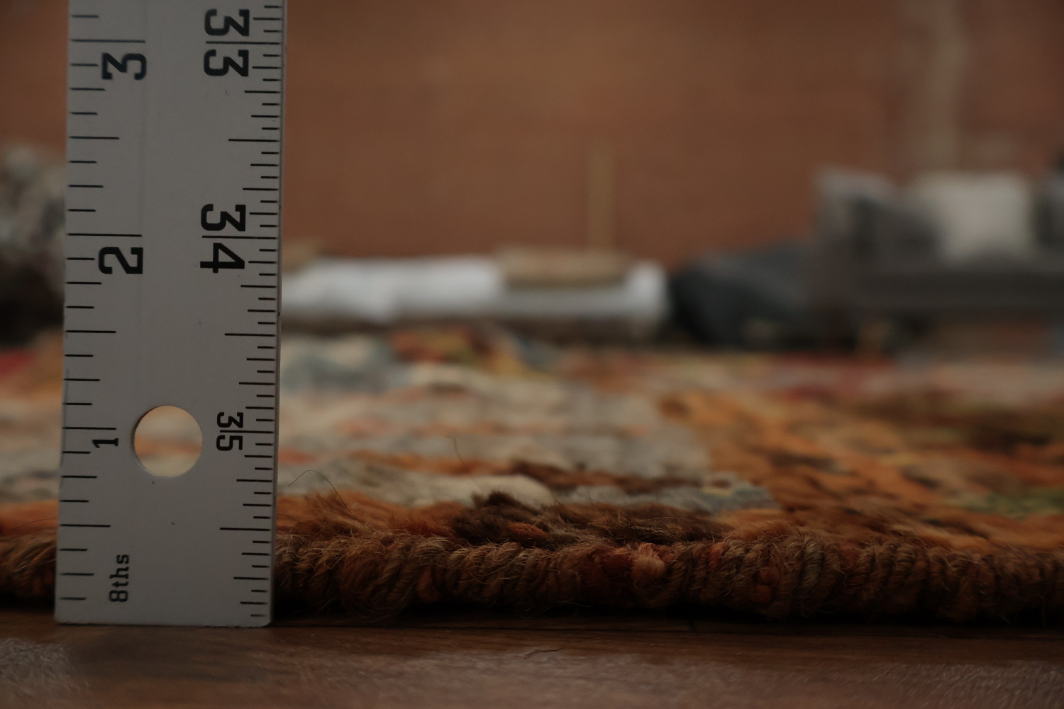 Intricate Moroccan Area Rug 7x10 with Rich Earthy Tones
