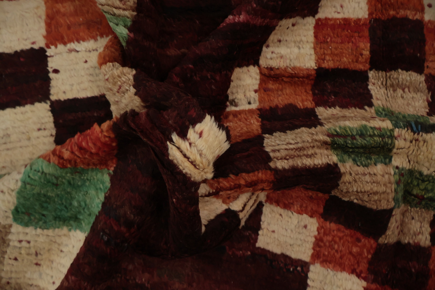 Checkered Moroccan Oriental Area Rug 7x10