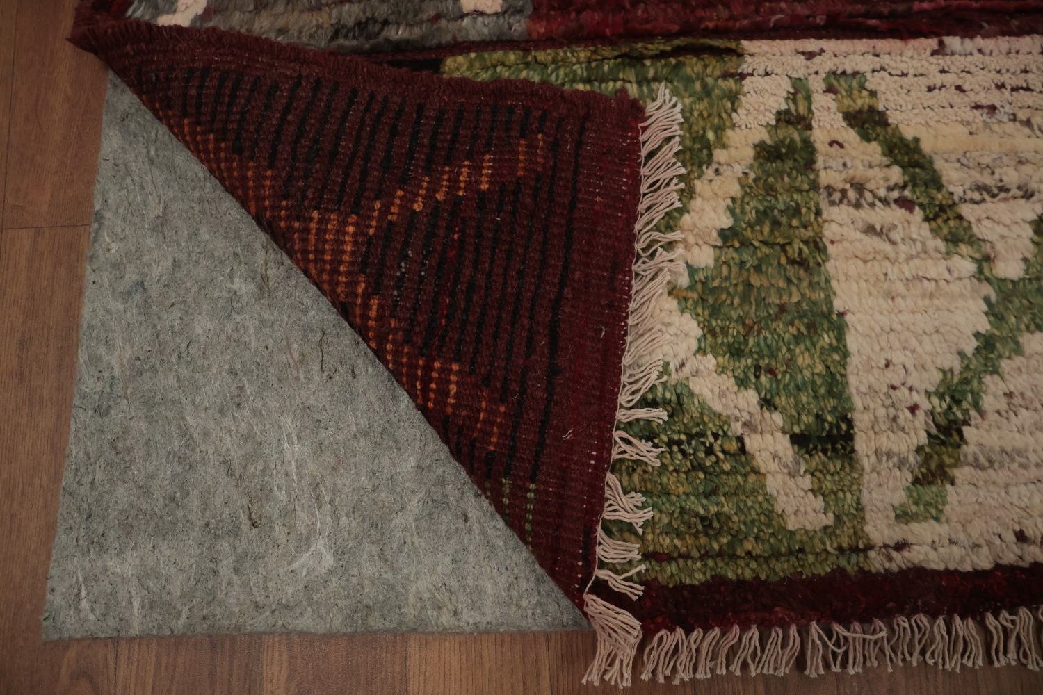 Vibrant Patchwork Moroccan Area Rug 7x10 with Rich Colors
