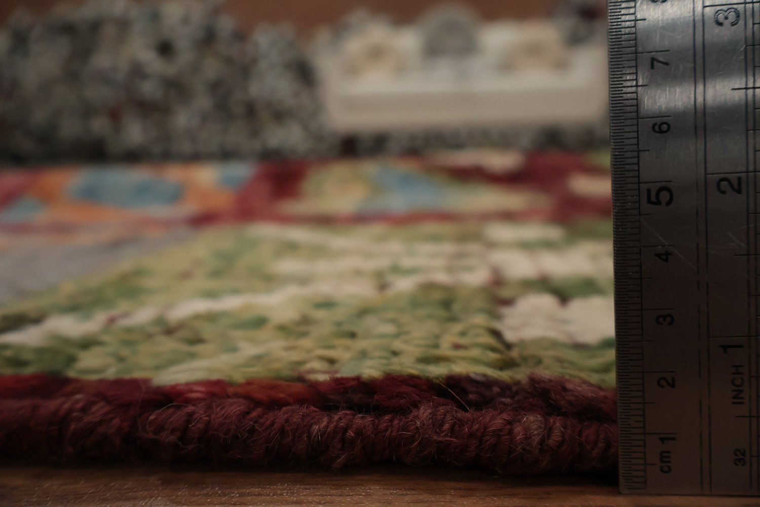 Vibrant Patchwork Moroccan Area Rug 7x10 with Rich Colors