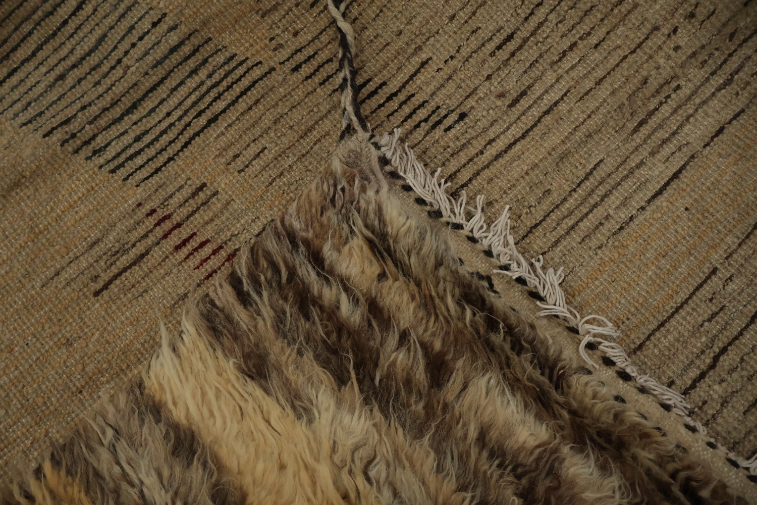 Geometric Bohemian Diamond Moroccan Berber Large Area Rug 10x14