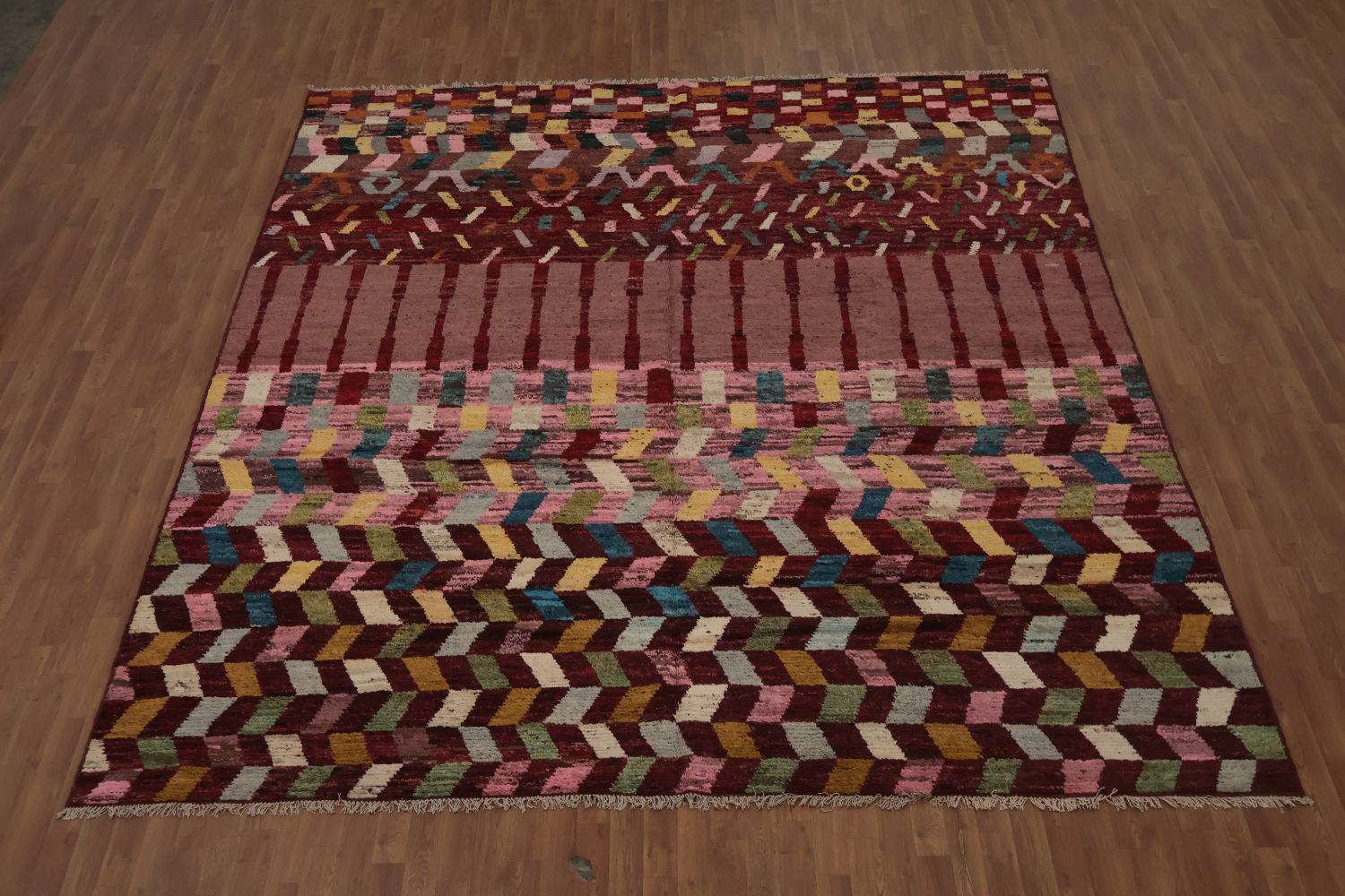 Modern Flair Geometric Moroccan Large Area Rug 10x12