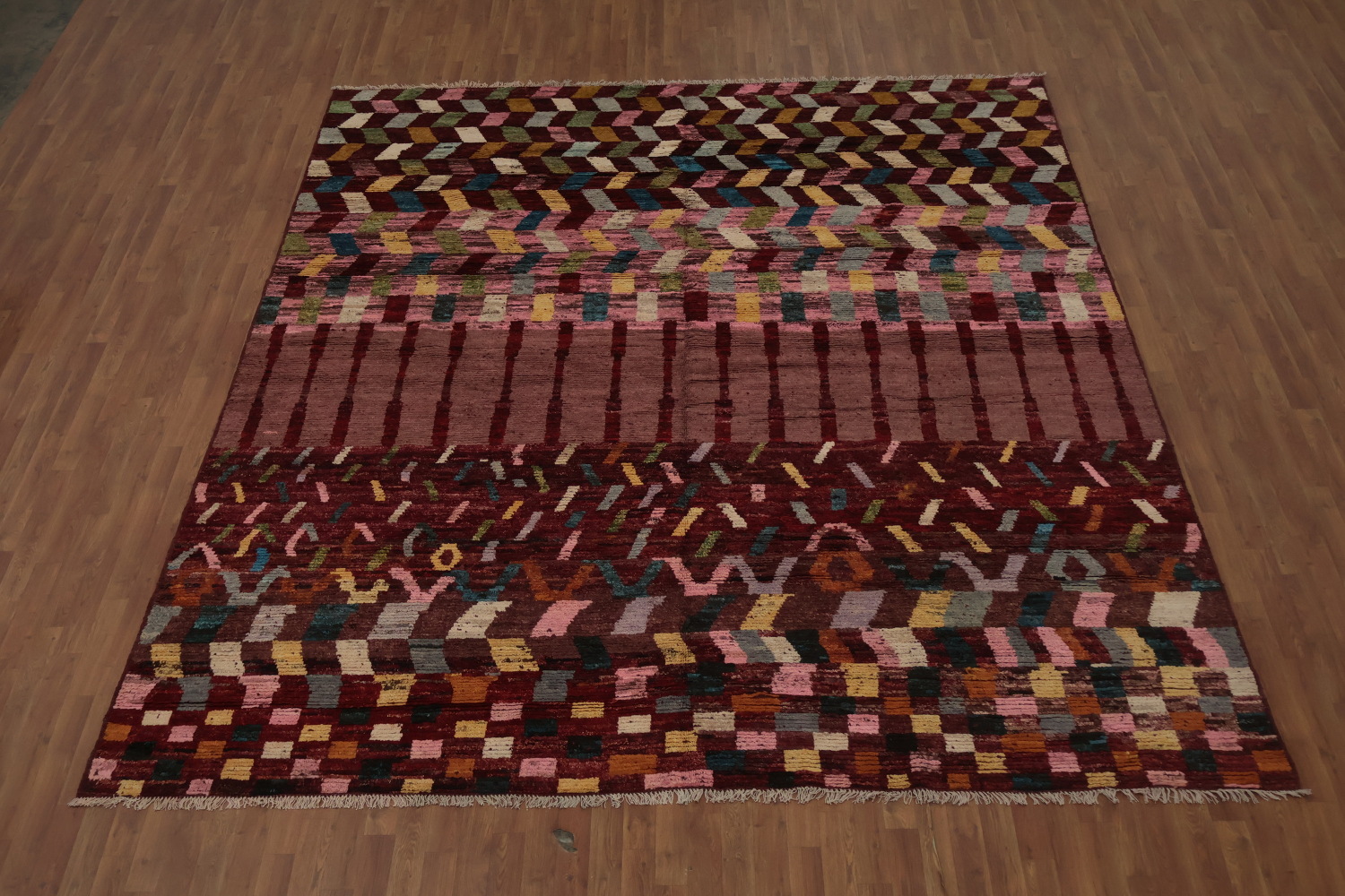 Modern Flair Geometric Moroccan Large Area Rug 10x12