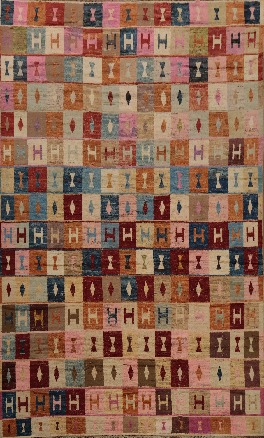 Artistic Geometric Moroccan Large Rug 12x17 Adds Colorful Charm to Any Room